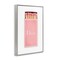 Stupell Industries Pastel Pink Fashion Matchbox Framed Giclee By Amanda Greenwood